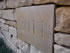 Dry Stone Walling - Hand Carved Date Stone